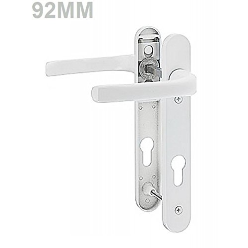 uPVC Door Handles Set Lever White 92pz 122mm Screw to High Quality