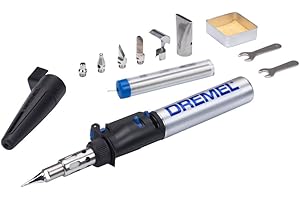Dremel VersaTip Precision Butane Torch - Long Lasting Cordless Soldering Iron - Perfect for Pyrography, Paint Removal, & Heat Embossing (2000-7)