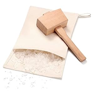 Lewis Crushed Ice Bag Herbruikbare Katoenen Canvas Ijszak voor Professionele Geplet Ijs Gedroogd Ijs (Crushed Ice Bag…