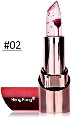 Start Official Waterproof Flower Jelly Moisturizer Temperature Color Change Lipstick Lip gloss Balm (#02)