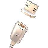 CCIYU 2.4A Quick Charge Magnetic Micro USB Cable (4ft) with LED Status Display For Samsung,HTC,LG,Motorola,Nokia,Blackberry,Most Android Smartphones,Tablets and more