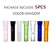 SKDK Reusable Glass Rolling Cigarette Tip Filter for DIY Cigarettes Color Random (5 Pcs, Glass Tips+Brush+Case)