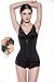 Supplim Women Waist Trainer Corset Shapewear Waist Cincher Body Shaper Bodysuit,Black,Medium
