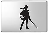 Link Legend of Zelda Nintendo - Apple Macbook Laptop Vinyl Sticker Decal