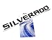 Yoaoo OEM Silverado Letter Emblem 3D Badge Compatible with Silverado 1500 2500Hd 3500Hd 2011-2018 Glossy Black