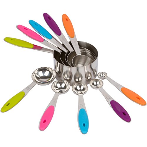 Royal classique 10 piece stainless steel measuring cups…