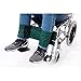 Fushida Wheelchair Leg Straps, Restraint Footrest for Wheelchair, Medical Foot Support Belt - High Quality Cloth Legs Belt for Disabled Elderly(Green, FYH141)