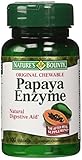 Nature's Bounty Original Papaya Enzyme, 100 Tablets