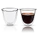 VARANO Double Walled Espresso Glasses Demitasse Cup/Mug Shot Glasses – Cool to the Touch, Set of 2