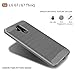 LG G7 ThinQ case, LG G7 Case, Suensan TPU Shock Absorption Technology Raised Bezels Protective Case Cover for LG G7 smartphone (Black) (TPU Gray)