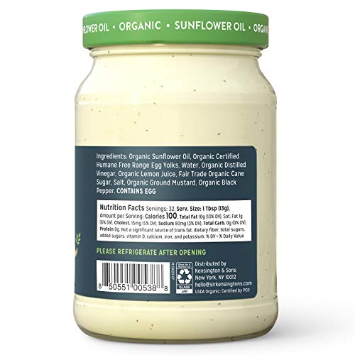 Sir Kensington's Organic Mayonnaise 16 oz