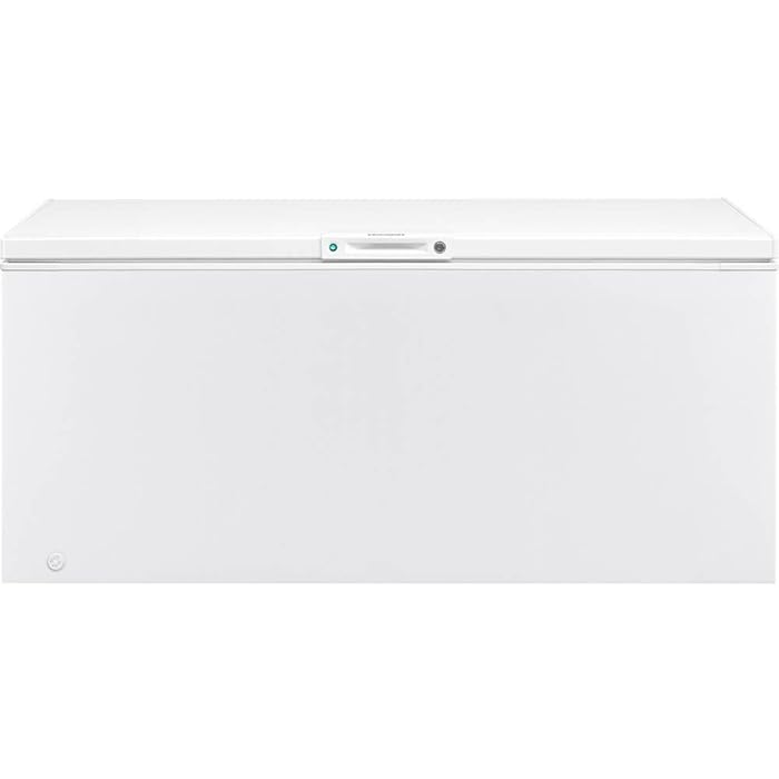 Frigidaire FFFC20M4TW 68 Inch Freezer with 19.8 cu. ft. Capacity, White Door, Manual Defrost, CSA Certified in White