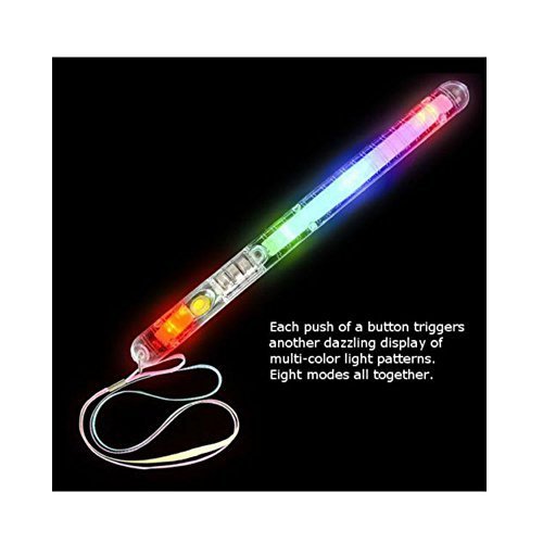 Flashing Panda 8" LED Patrol Light Flashing Wand (Sensory Toy, Autism, Fidget, Visual Stimulation Therapy)