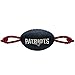 Pets First NFL New England Patriots Football Dog Toy, Tough Quality Nylon Materials, Strong Pull Ropes, Inner Squeaker, NFL Team Color