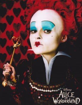 Alice In Wonderland Tim Burton Queen Of Hearts Helena Bonham Carter Cult Movie 10x8 Photograph Picture Amazon Co Uk Kitchen Home