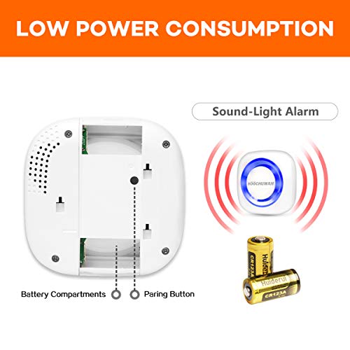 image for Coastacloud Wireless Doorbell Chime SOS Necklace Call Button, Plug in 