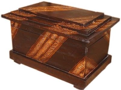 Madera – Baúl de Bonita, H 45 cm, B 63 cm, T 43 cm: Amazon.es: Hogar