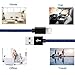 iPhone Charger Cable Lightning Charging Cable Nylon Braided 5 Pack 3FT/6FT/10FT Durable Long USB Cord Fast iPhone Cable Compatible iPhone XS/Max/XR/X/8P/8/7P/7/6S/iPad/iPod/IOS (Black & Blue) …