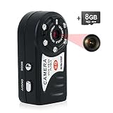 Toughsty 8GB 1920X1080P Mini DV Camera Recorder Small Pocket Video Camcorder with Still Picture Capability for Classroon Lecture Outdoor Recreation Recording
