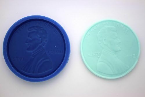 PENNY COIN SILICONE MOLD FOR FONDANT, GUM PASTE, CHOCOLATE, HARD CANDY, FIMO, CLAY, SOAPS
