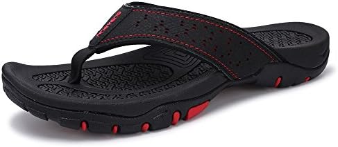 JIAWA FILP Flops for Men Summer Sandals Lightweight Soft Thong Shoes for Outdoor and Indoor