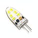 Reelco 6-Pack G4 Dimmable LED Mini Bi-pin Base Light Bulb AC DC 12V 3Watts Warm White 3000K 20W G4 Halogen Bulb Replacement