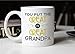MAUAG Grandpa Coffee Mug - Great Grandpa Birthday Present, White, 11 Oz