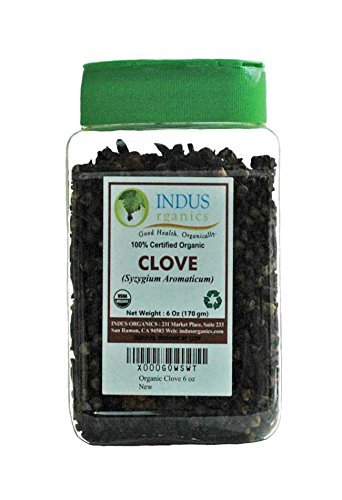 Indus organics clove whole, 6 oz jar, premium grade, ha…