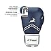 Trideer Pro Grade Boxing Gloves for Men & Women, Kickboxing Bagwork Gel Sparring Training Gloves, Muay Thai Style Punching Bag Mitts, Fight Gloves (Midnight & Blue, 16 oz)