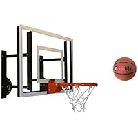 RAMgoal Durable Adjustable Indoor Mini Basketball Hoop and Ball