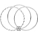 Merdia 925 Sterling Silver Bangle Bracelet Stackable Bangles for Women
