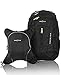 Obersee Bern Diaper Bag Backpack & Cooler, Black/Black