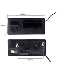 Cámara de visión trasera HD de 170 grados para coche, cámara de visión nocturna, aparcamiento inverso, asistencia para Audi para VW Tiguan Golf Jetta Passat Touran Touareg Lavida Sagitar Caddy