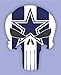 Kramer sticker's shop Set of 2 Punisher Dallas Cowboys Vinyl Stickers Skull 5