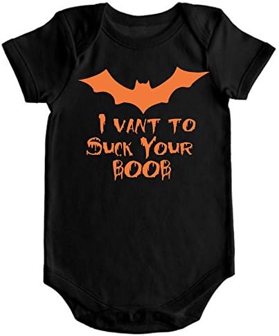 VRW I Vant to Suck Your Boob Unisex Onesie Romper Bodysuit-