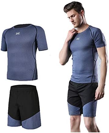 DSFJSKJPTE 2Piezas Conjunto de Compresion Hombre, Camisetas ...