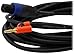 Rockville RSB16 20ft Speakon to Banana Speaker Cable, 16 Gauge, 100% Copper, Durable, Flexible, Low Resistance, for Pro Audio and Home Theater