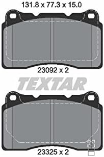 Textar 2309204 Brake Pad Set, disc brake