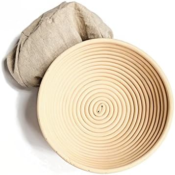 Banneton Proofing Basket For Bread Dough - Cloth Liner Included