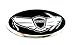 Genesis WING Steering Wheel Emblem Overlay Metal Coupe or Sedan (LODEN BRAND)
