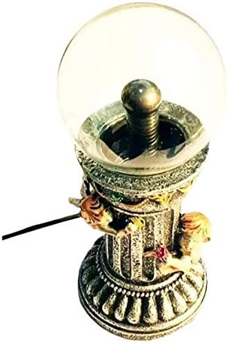 Esfera de Plasma Coluna com Anjos - Anjinhos do Renascimento com Bola de  Energia de Vidro + Relógio Led - 25cm | Amazon.com.br