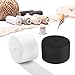 Coopay 11 Yards 2 Inch Elastic Bands for Sewing High Elastic Spool Knit Heavy Stretch for Waistbands Pants Clothes and Crafts DIY, 2 Rolls, 5.5 Yards/Roll (Black and White, 2 Inch)