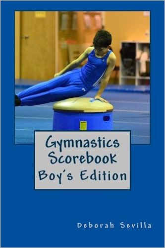 Gymnastics Scorebook Boys Edition Dream Believe Achieve - 