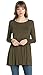 Azules Women's Long Sleeve Baby Doll Tunic