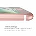 iPhone 8 Plus 7 Plus Screen Protector, iOrange-E 3D Curved Full Glass Coverage Tempered Glass Screen Protector for Apple iPhone 8 Plus 7 Plus 5.5 Inch, Rose Gold