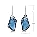 OSIANA- Lucky Stone Hook Dangle Earrings Made With Swarovski Crystals Montana …