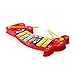 infunbebe 8 Keys Xylophone for Kids Musical Instrument with 2 Xylophone Mallets and Colorful Keys, Early Musical Development Xylophone Baby Toy for Toddlers