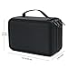 YOUSHARES 72 Slots Pencil Case - Handy Large Capacity Oxford Multi-layer Zipper Pencil Bag for Color Pen, Colored Pencils, Watercolor Pens, Makeup Brush, Cosmetic Brushes, Gel Pen and More (Black)