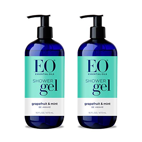 EO Shower Gel Body Wash, 16 Ounce (Pack of 2), Grapefruit and Mint