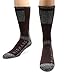 MIRMARU M204-Men's 5 Pairs Multi Performance Outdoor Sports Hiking Trekking Crew Socks (Blk,Char,Olive,Pur,Brown)